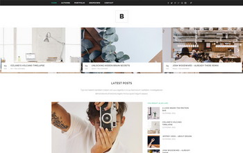 Blog with Slider